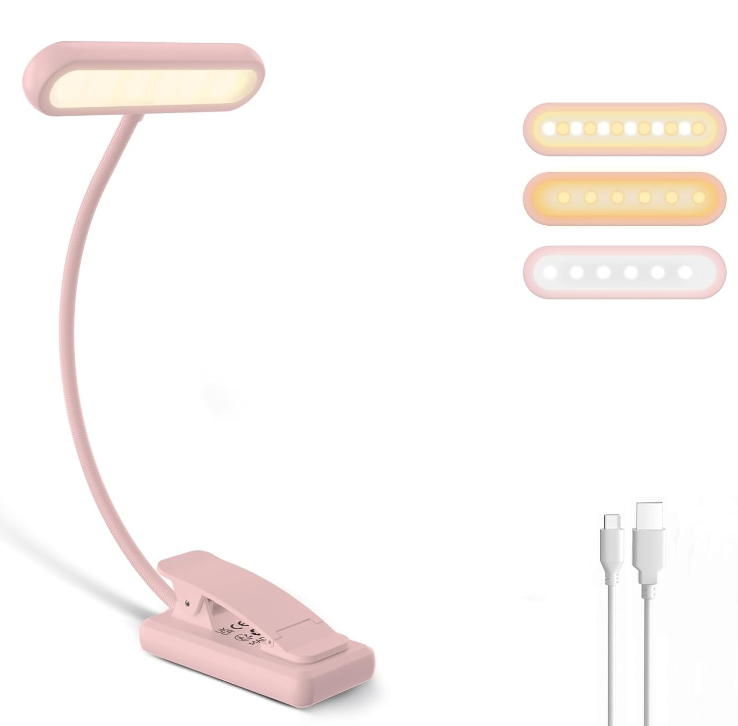 Desk Setup Light - Lámpara de Lectura con Clip para