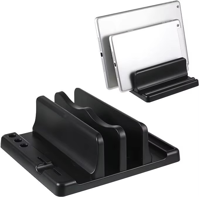 Desk Setup Organization - Soporte vertical para ordenador portátil ABS