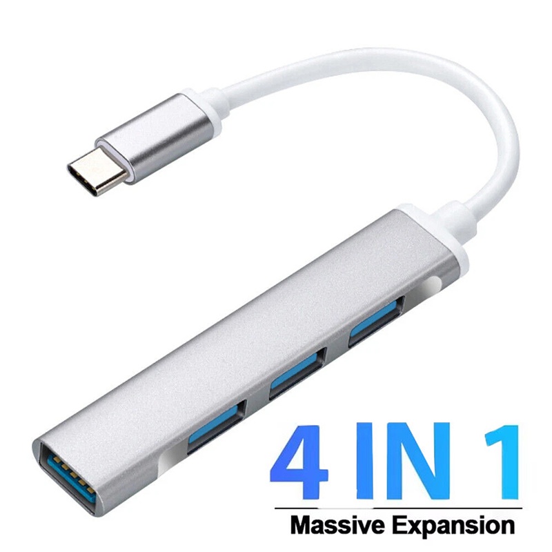 Desk Setup Usb Hub - Hub extensor 4 en 1 tipo