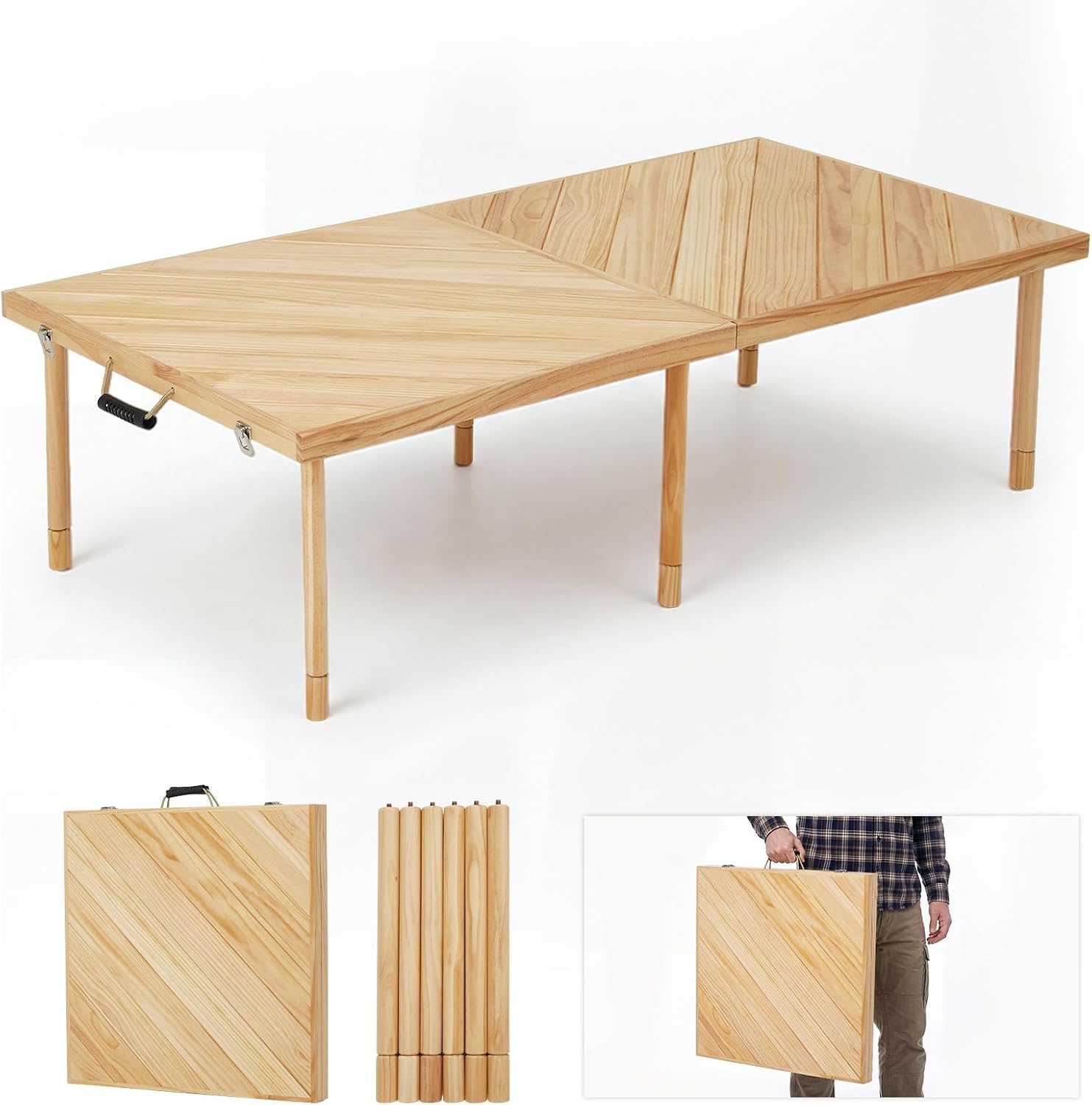 Desk Setup Pegboard - Mesa de picnic plegable para exteriores