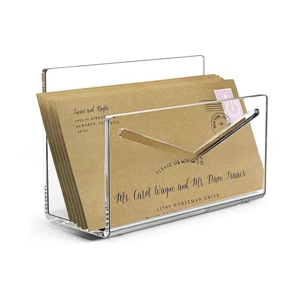 Desk Setup Organization - Organizador de correo, soporte de cartas