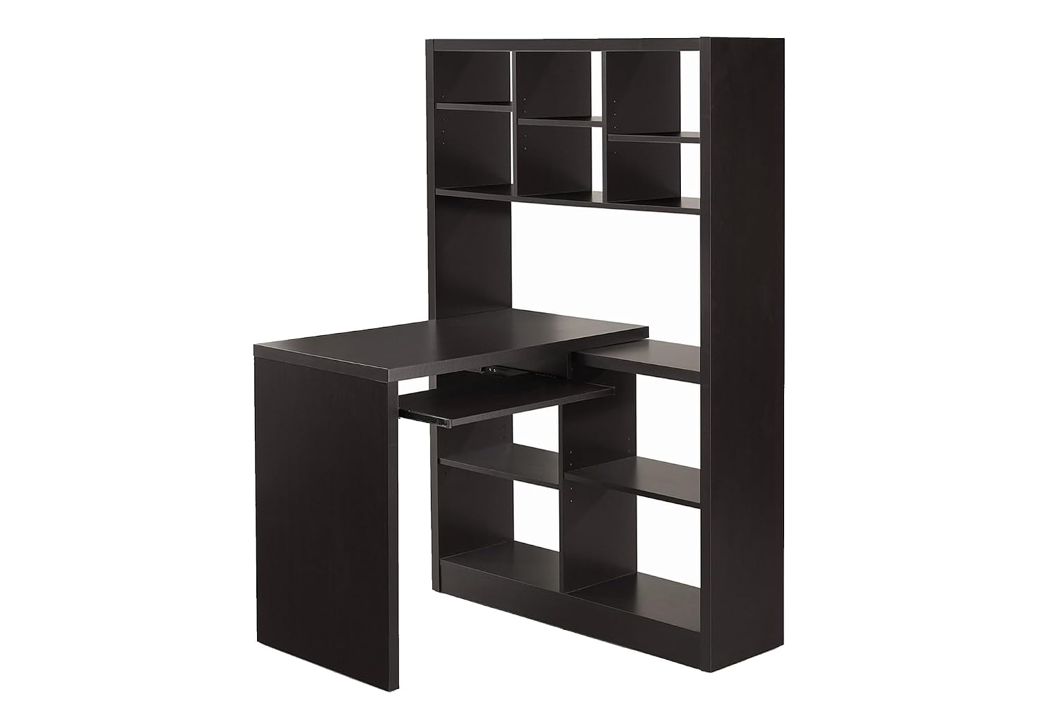 Desk Setup Corner - Escritorio Esquinero con Estantes Ajustables y