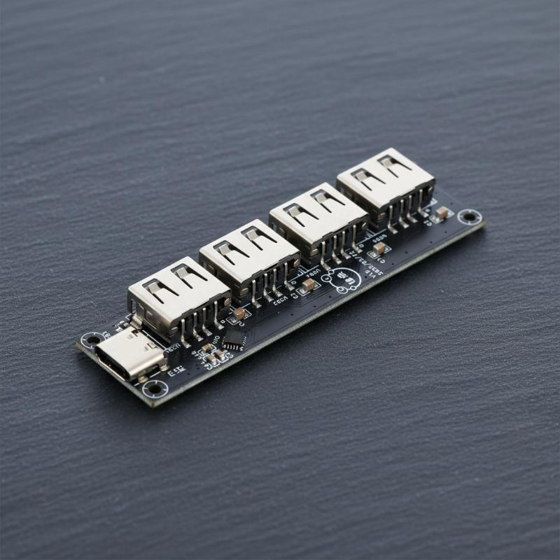 Desk Setup Usb Hub - Hub USB 2.0 de 4 Puertos,