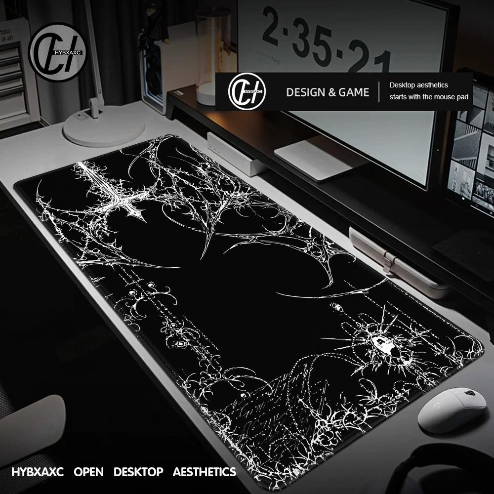 Alfombrilla de escritorio negr - Desk Setup Aesthetic reseña y precio