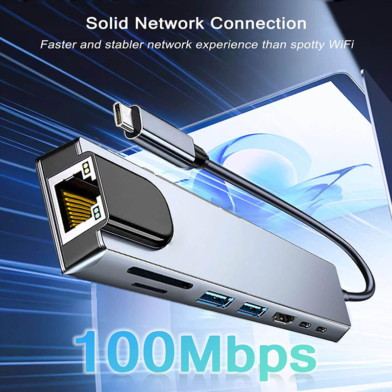Hub USB tipo C 8 en 1 para Mac - Desk Setup Usb Hub reseña y precio