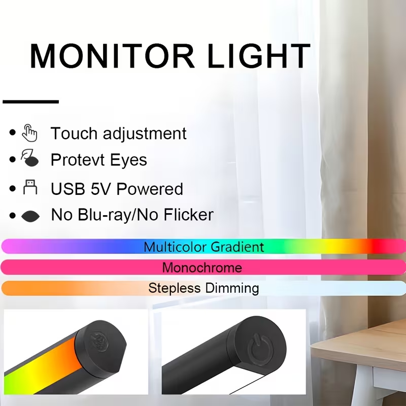 Barra de Luz LED para Monitor  - Desk Setup For Studying reseña y precio