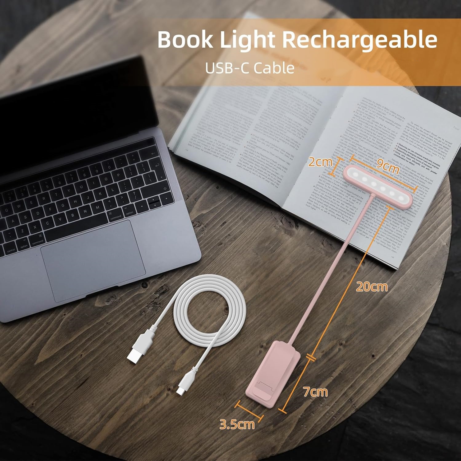 Lámpara de Lectura con Clip pa - Desk Setup Light reseña y precio