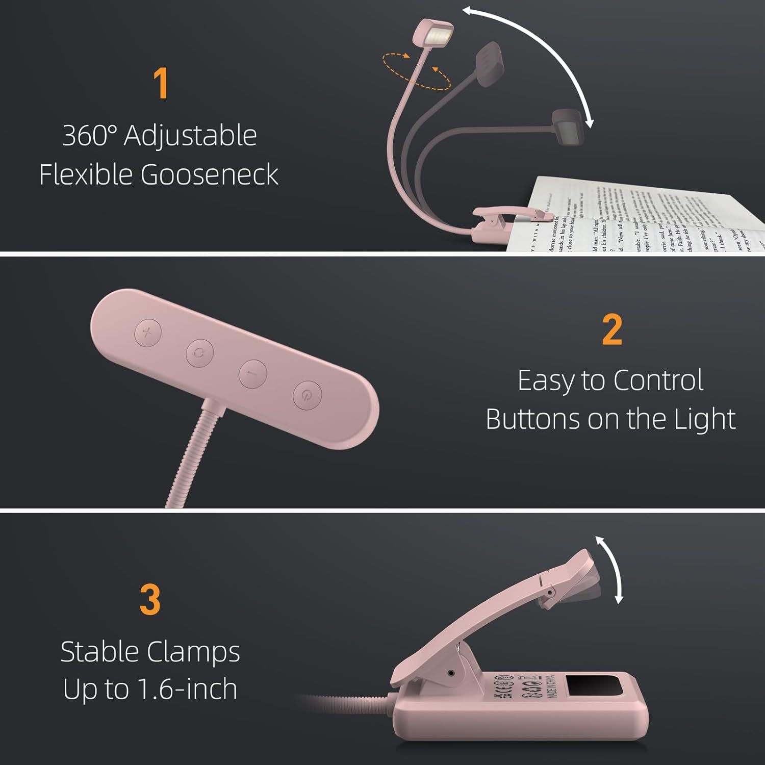 Lámpara de Lectura con Clip pa - Desk Setup Light reseña y precio