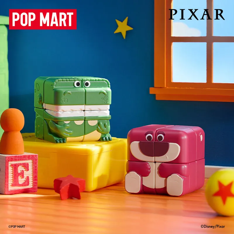 POP MART PIXAR POP CUBE Serie  - Desk Setup Kawaii reseña y precio