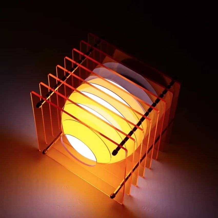 Lámpara de acrílico DIY de mil - Desk Setup Light reseña y precio