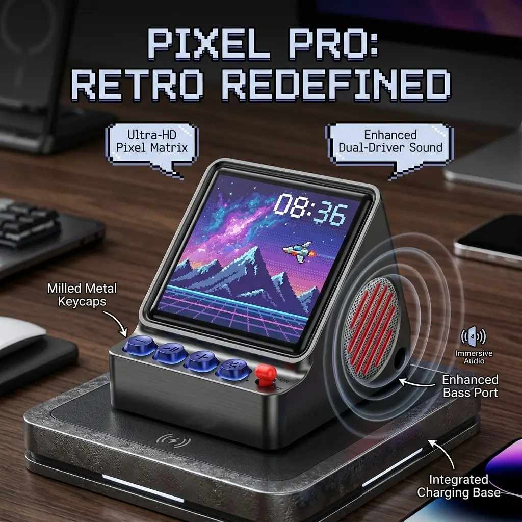 Altavoz Portátil con Pantalla  - Desk Setup Diy reseña y precio