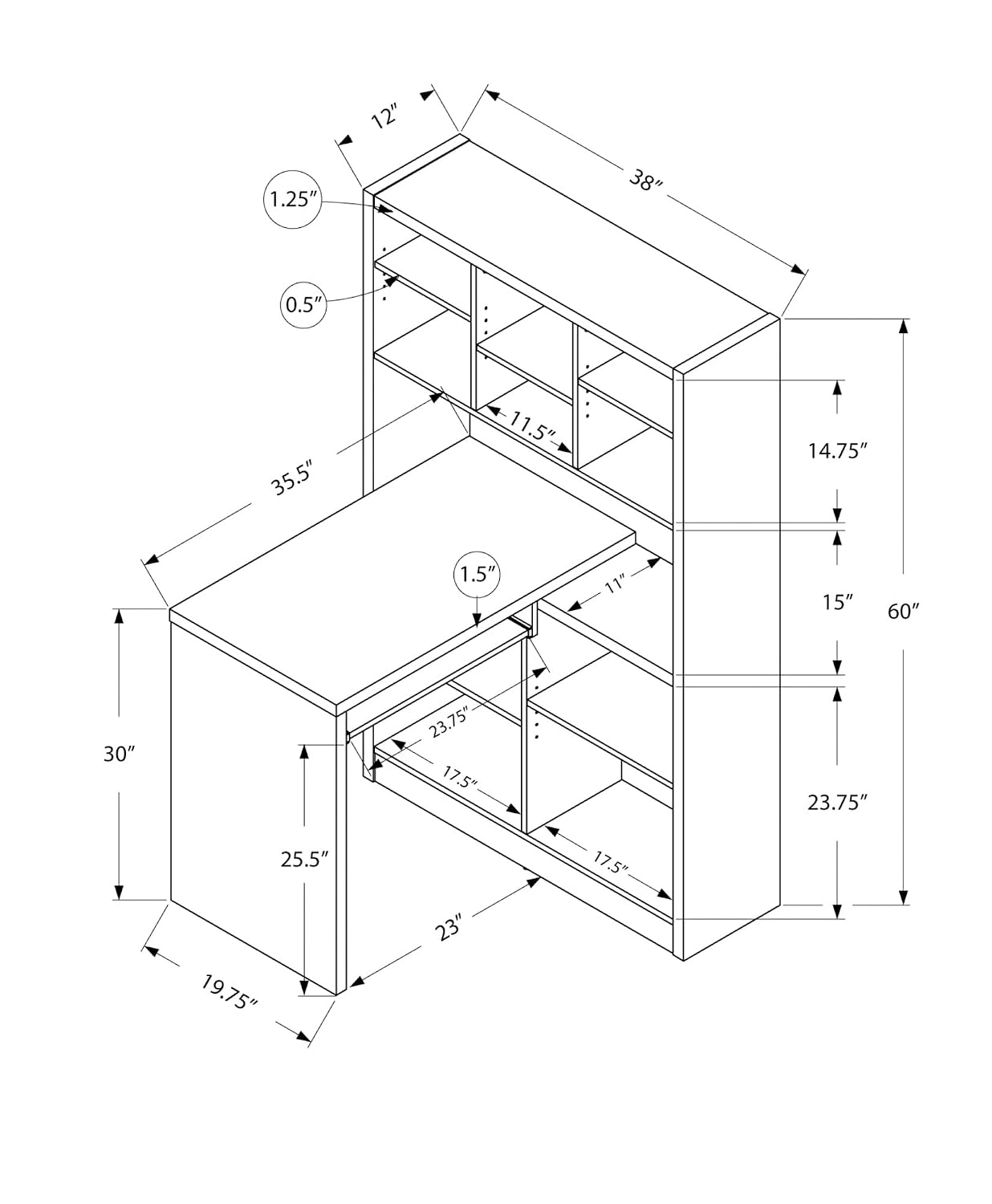 Escritorio de Esquina con Esta - Desk Setup Corner reseña y precio