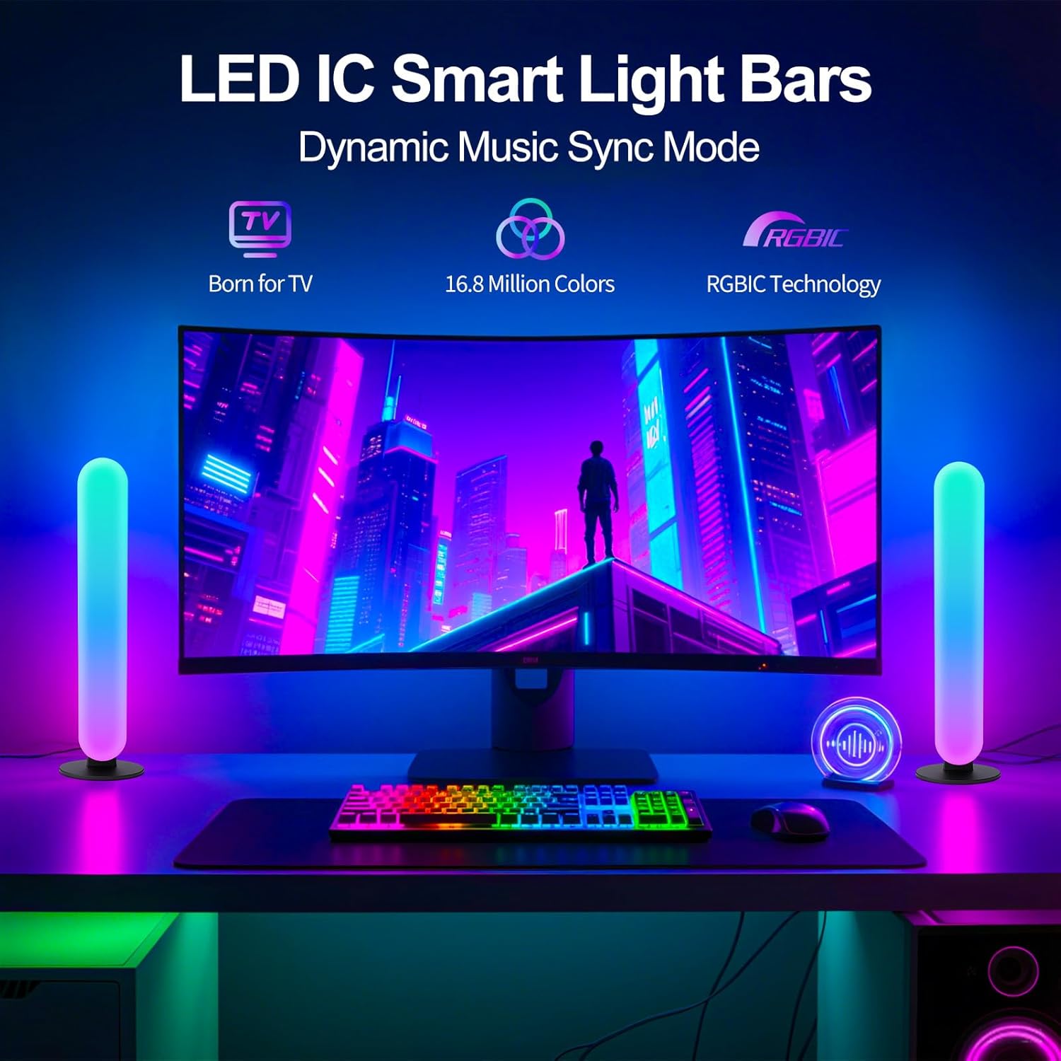 Barra de Luz LED RGB de Plásti - Ambient Light Bar Usb reseña y precio
