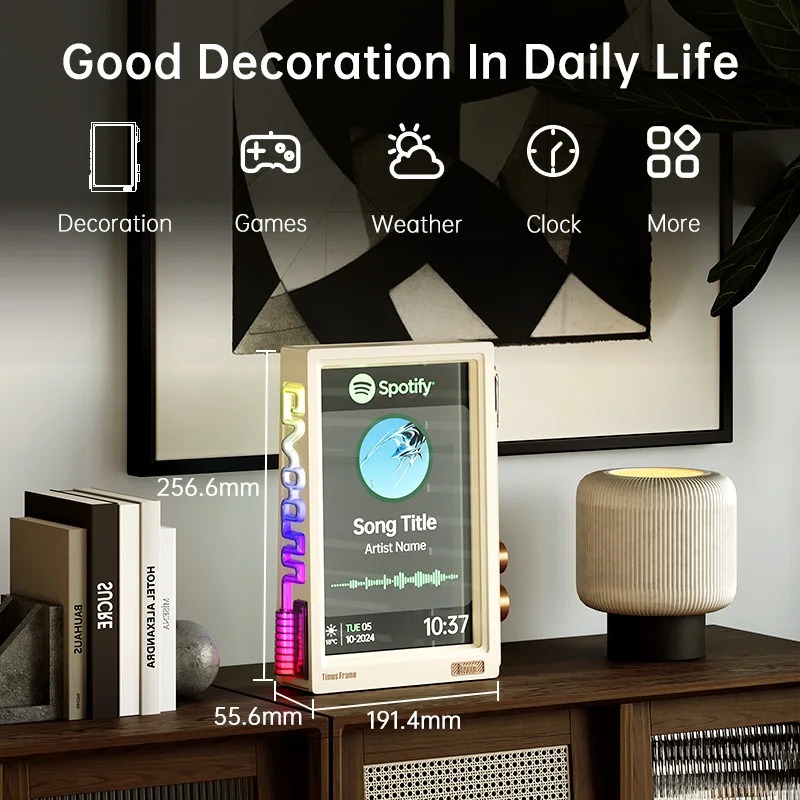Reloj Digital DIY de 10.1 Pulg - Desk Setup Diy reseña y precio