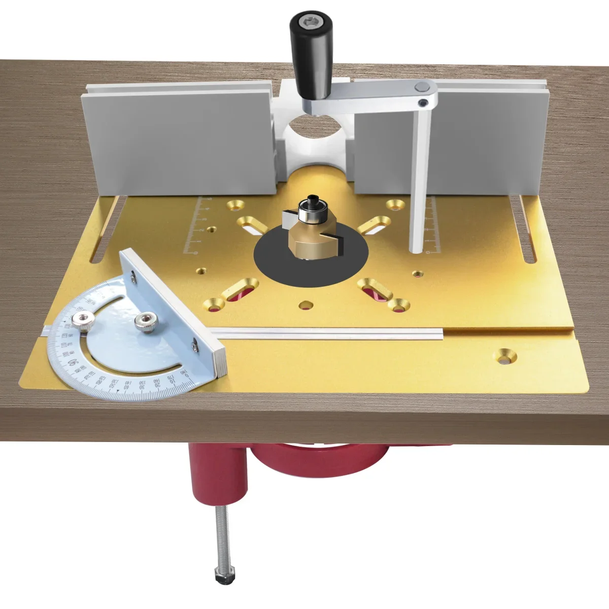 Elevador de enrutador de preci - Desk Setup Pegboard reseña y precio