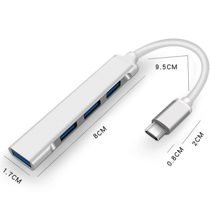 Hub extensor 4 en 1 tipo C, ad - Desk Setup Usb Hub reseña y precio