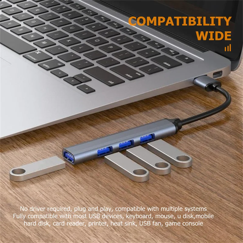 4 puertos USB-C Hub 3.0/3.1-di - Desk Setup Usb Hub reseña y precio