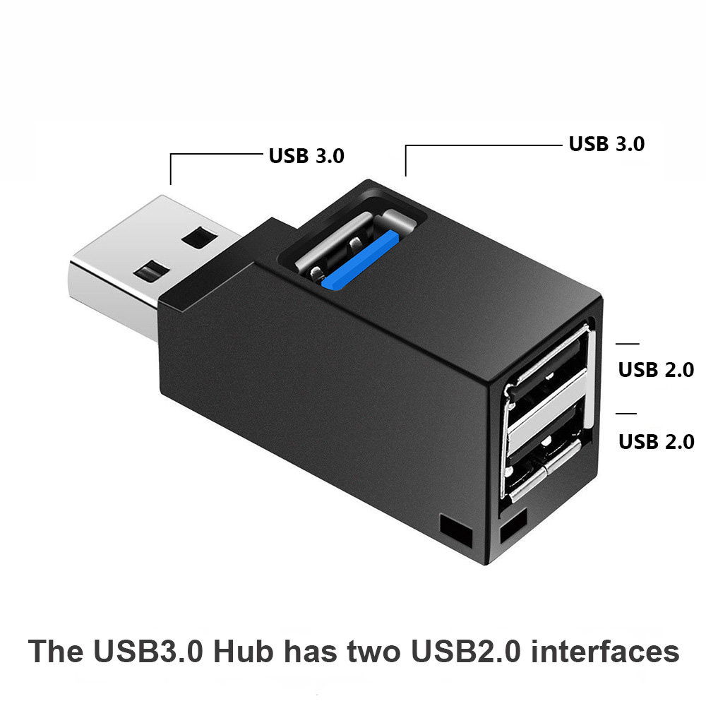 Adaptador USB 3,0 3 en 1, esta - Desk Setup Usb Hub reseña y precio