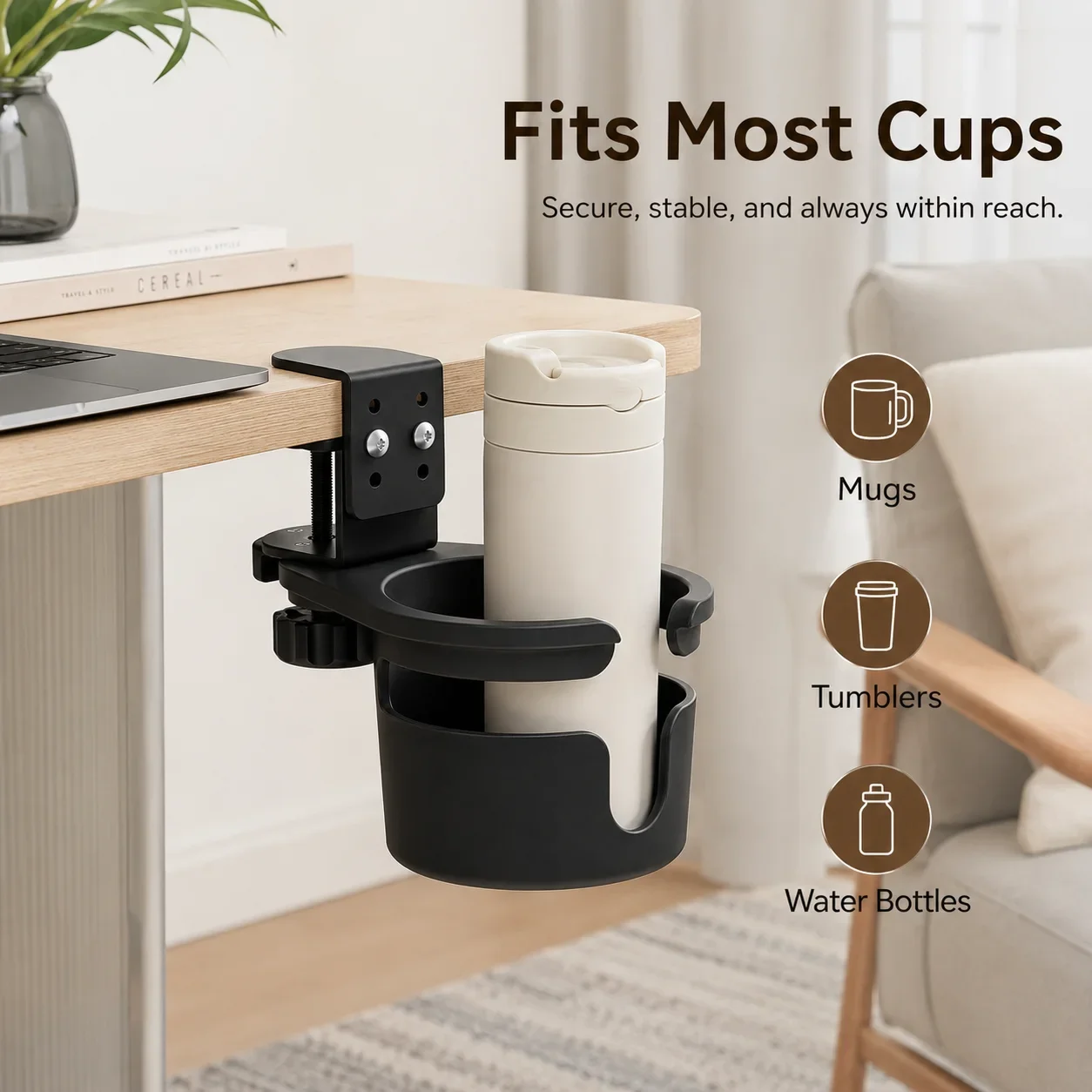 Soporte Giratorio para Vasos q - Desk Setup Tips reseña y precio