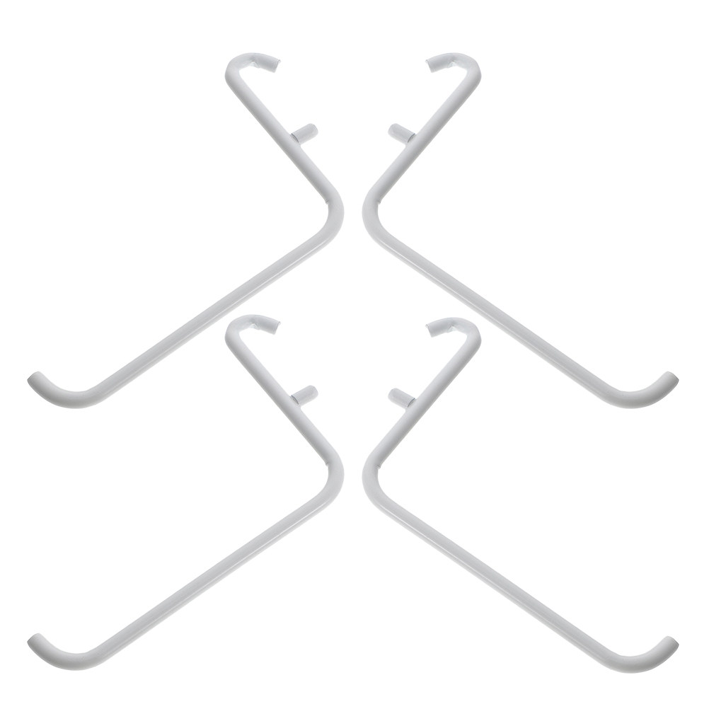 4 ganchos metálicos pintados p - Desk Setup Organization reseña y precio