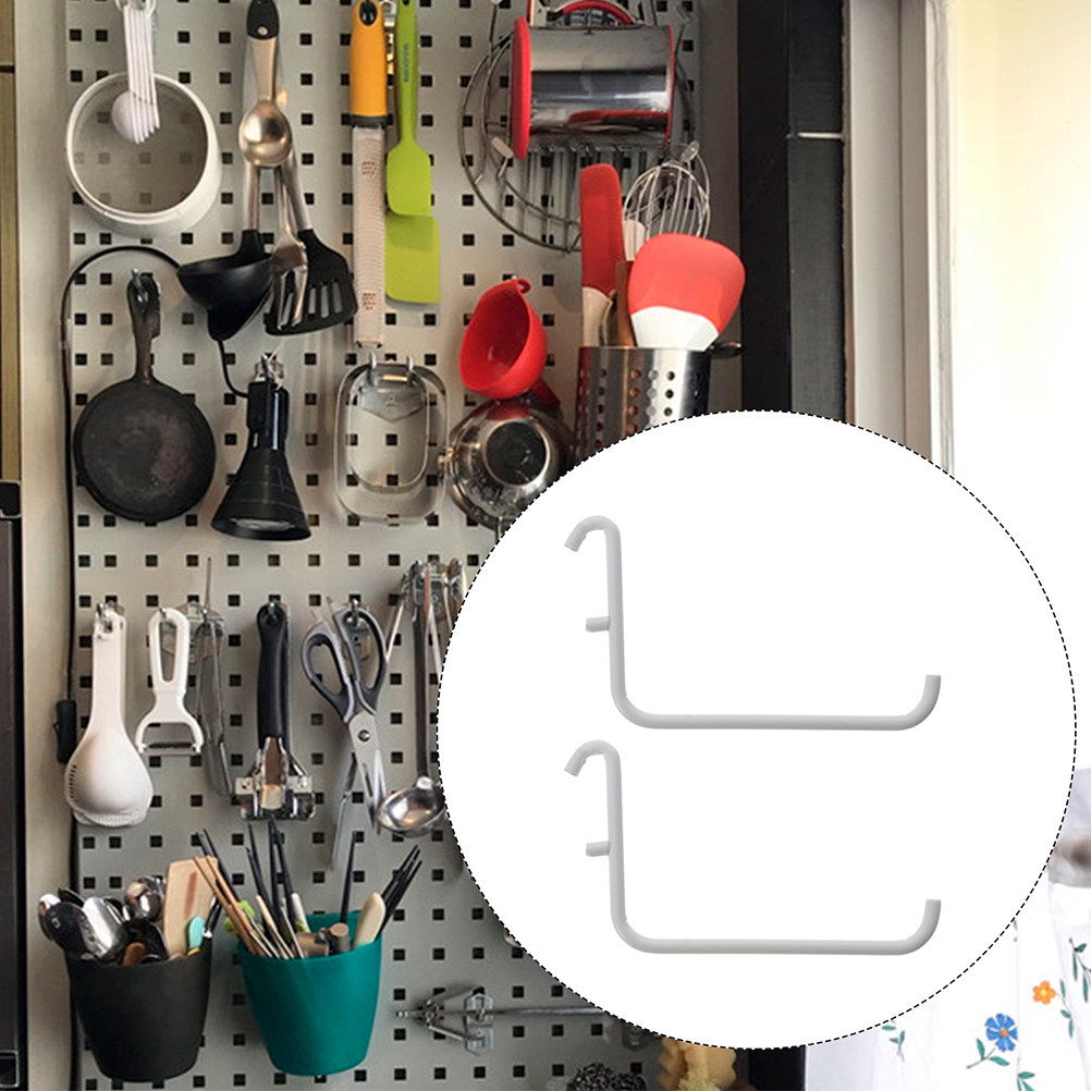 4 ganchos metálicos pintados p - Desk Setup Organization reseña y precio