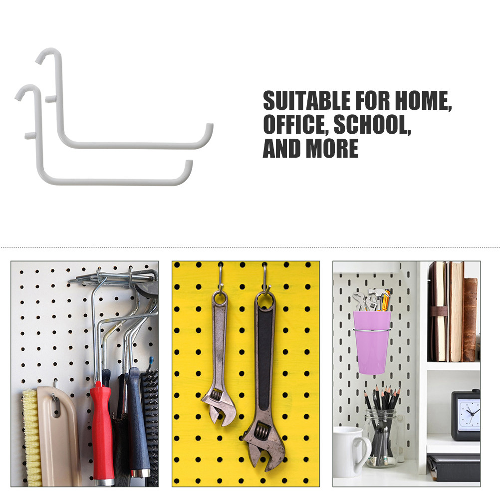 4 ganchos metálicos pintados p - Desk Setup Organization reseña y precio