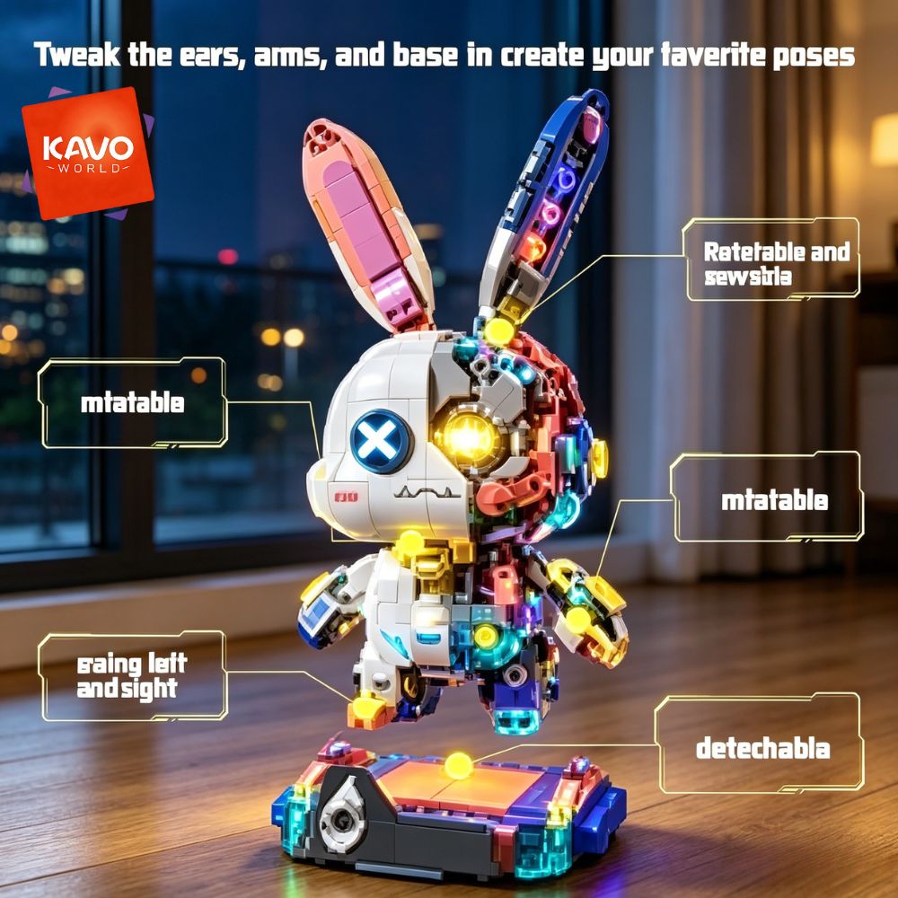 KAVOWORLD Juego de Bloques de  - Desk Setup Diy reseña y precio