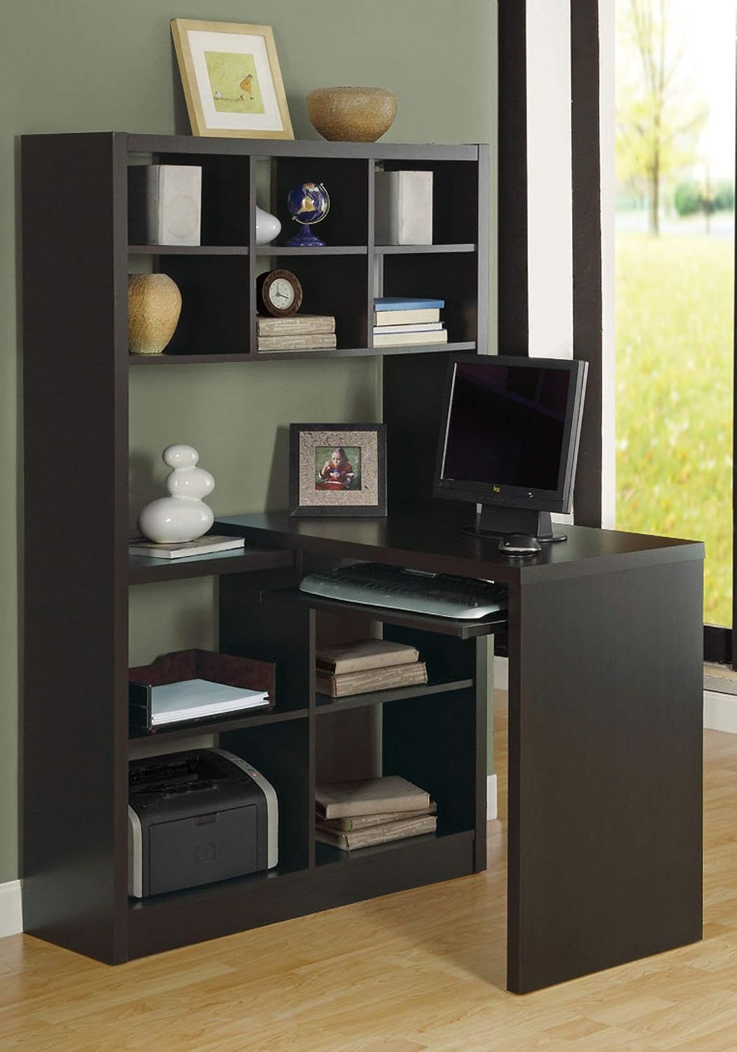 Escritorio Esquinero con Estan - Desk Setup Corner reseña y precio