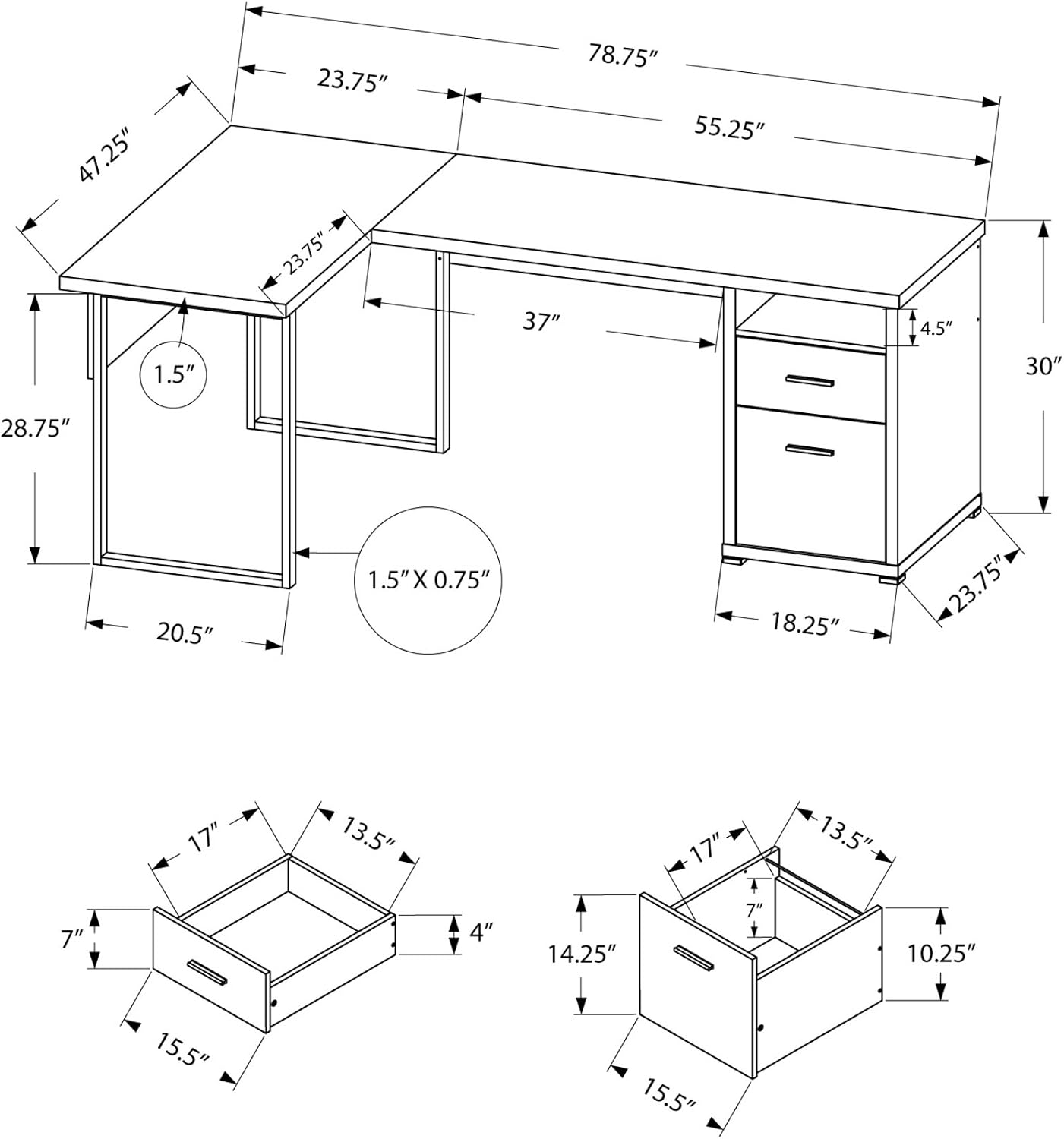 Escritorio para Computadora I  - Desk Setup Corner reseña y precio