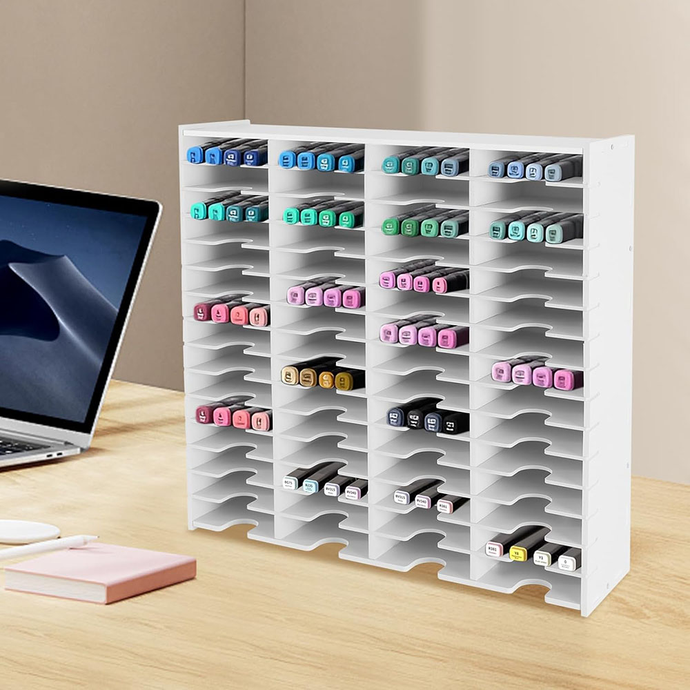 Estante de herramientas de art - Desk Setup Organization reseña y precio