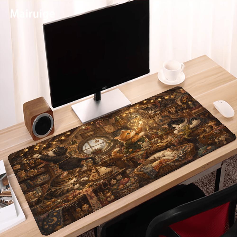 Alfombrilla de ratón para gato - Desk Setup For Studying reseña y precio